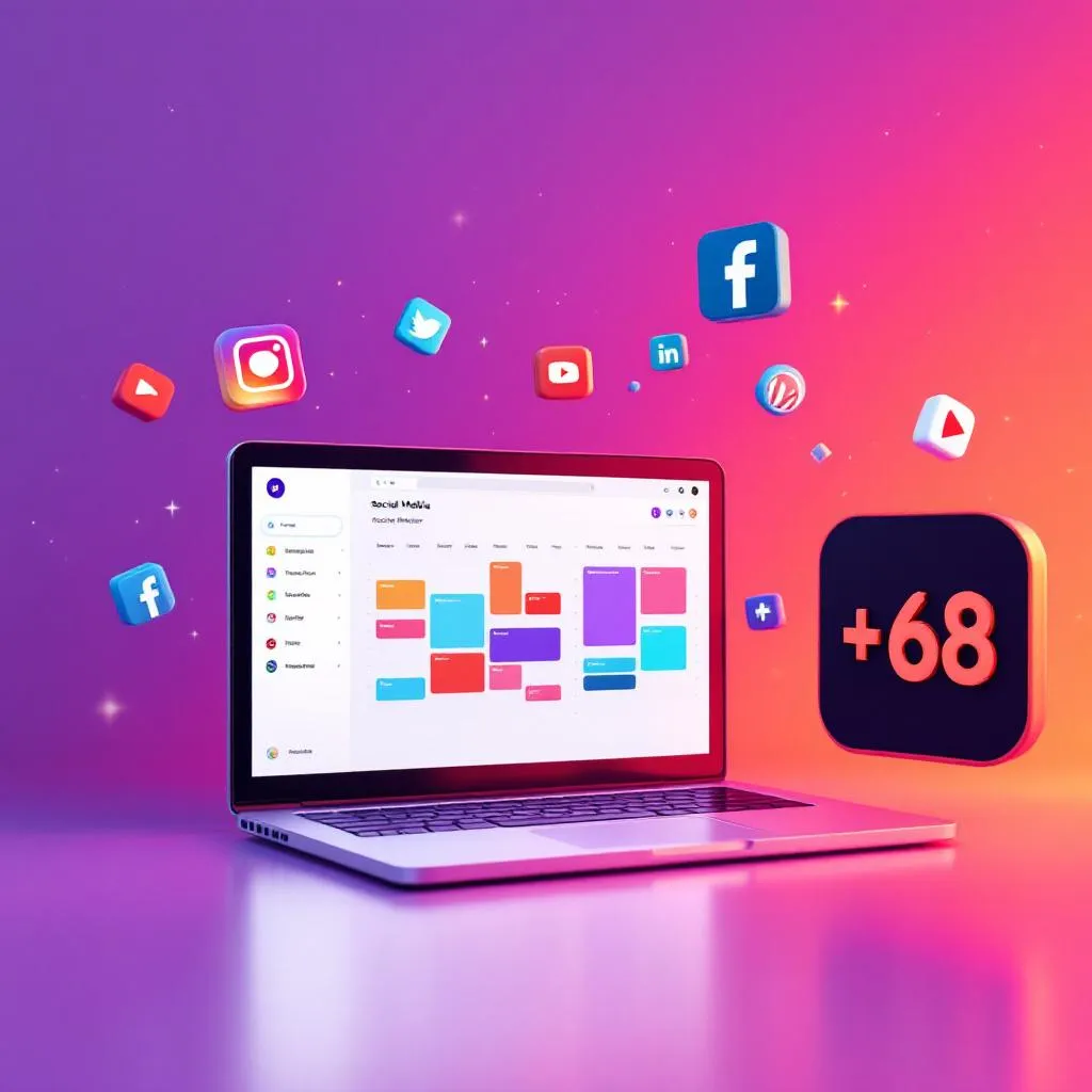 Aperçu dashboard Community Manager Publiax